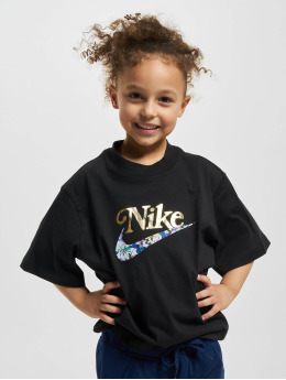 Nike T-paidat Sportswear Crop  musta