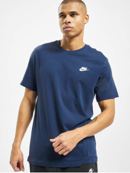 Nike t-shirt Club  blauw