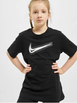 Nike T-Shirt Swoosh  schwarz