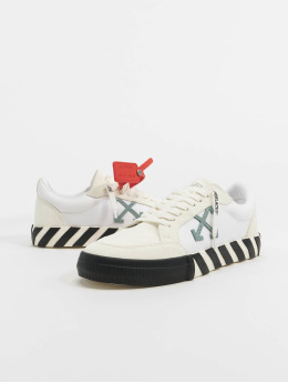 Off-White Baskets Low Vulcanized Suede Canvas blanc