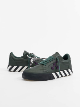 Off-White Sneakers Low Vulcanized Leather green