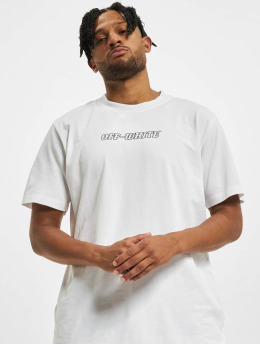Off-White T-skjorter Logo Print Cotton hvit