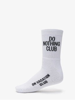 On Vacation Socks Do Nothing Club  white