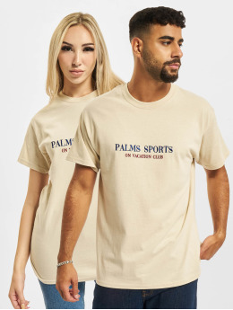 On Vacation T-Shirt Palms Sports beige