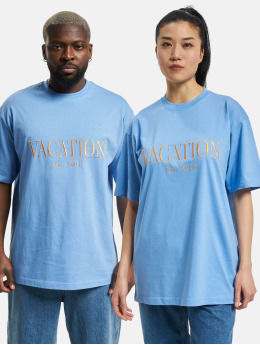 On Vacation T-Shirt Classic Logo  blau