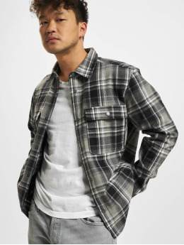 Only & Sons Longsleeve  Josh 2 PKT Check grey