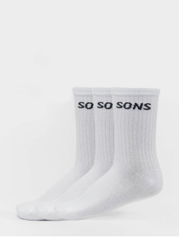 Only & Sons Ponožky Purson 3xPack biela