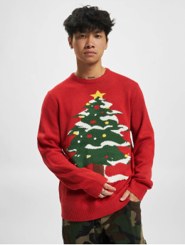 Only & Sons Pullover Xmas Funny Crew Knit  rot