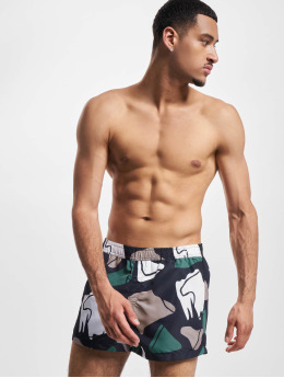 Only & Sons Short de bain Todd Shortest Abstract Swim Trunks bleu