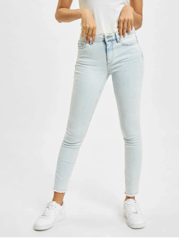 Only Skinny jeans onlBlush Life Mid Raw Ankle BB REA298 blauw