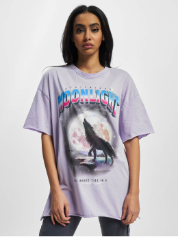 Only T-shirt Lucy Oversize Wolf lila