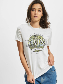 Only T-Shirt Lucy Rocking  weiß