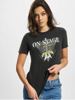 Only t-shirt Lucy Rocking zwart