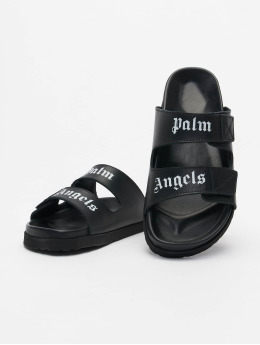 Palm Angels Sandals Logo  black