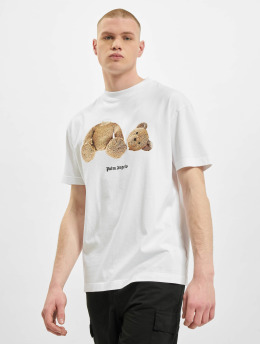 Palm Angels T-Shirty Bear Classic bialy