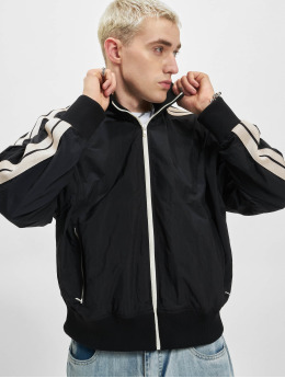 Palm Angels Transitional Jackets Curved Logo Track svart