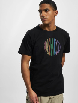 Pash T-Shirty Round Color R Neck czarny