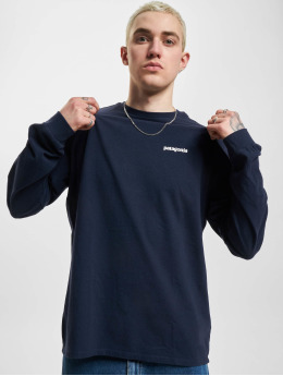 Patagonia Longsleeve  P/6 Logo Responsibili blue