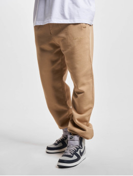 PEGADOR Jogginghose Logo Heavy braun