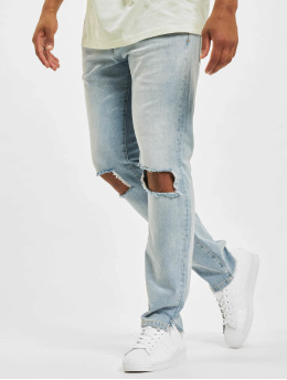 PEGADOR Skinny jeans Purral Distressed Ankle blauw