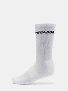PEGADOR Socken Side Logo weiß