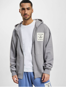 PEGADOR Sweat capuche zippé Salal Oversized Vintage gris
