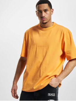 PEGADOR T-Shirt Colne Logo Oversized Vintage orange