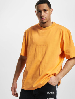 PEGADOR t-shirt Colne Logo Oversized Vintage oranje