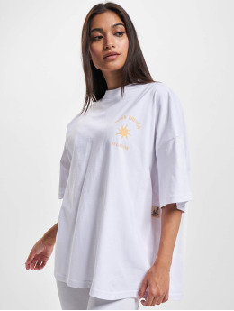 PEGADOR T-Shirty Heavy Oversized T-Shirt bialy