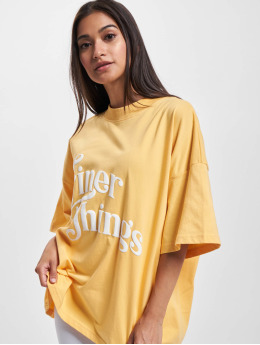 PEGADOR T-Shirty Birca Heavy Oversized T-Shirt zólty