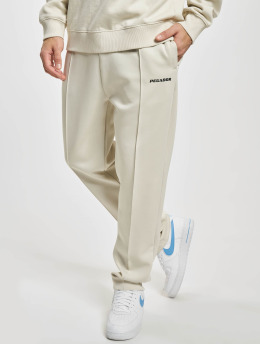 PEGADOR Tygbyxor Logo Wide Track beige