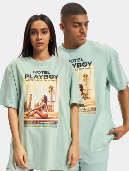 Playboy x DEF T-Shirt Poolside grün