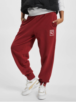Puma Joggebukser Relaxed TR red