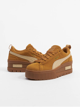 Puma Sneaker Mayze Wedge Suede  braun