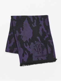 Roberto Cavalli Schal Camo  schwarz