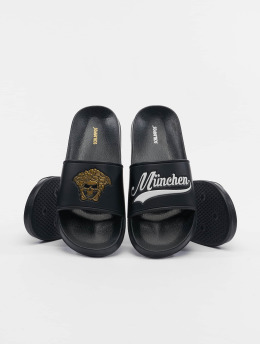 Schlappos Sandalen Slides 2 schwarz