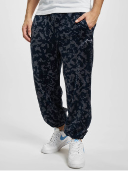 Sean John Joggebukser Script Logo Floral Camouflage Velours blå