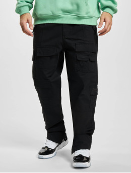 Sean John Pantalon cargo Script Logo Multipocket noir