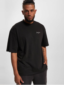Sean John T-Shirt Script Logo Retro Car Backprint Peached schwarz