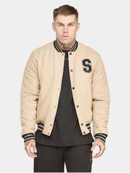 Sik Silk College Jacket Anniversary Varsity white