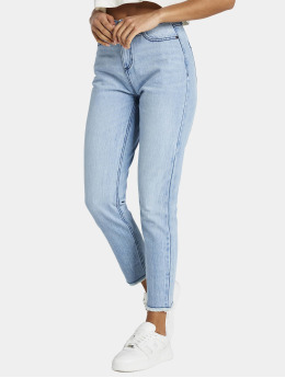 Sik Silk Dżinsy mamuśki Distressed Mom niebieski
