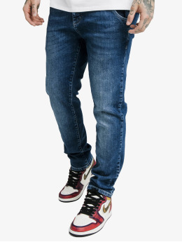 Sik Silk Straight Fit Jeans Cut Recycled Denim blue