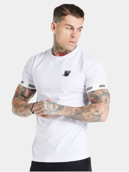 Sik Silk T-Shirt Straight Hem Tech white