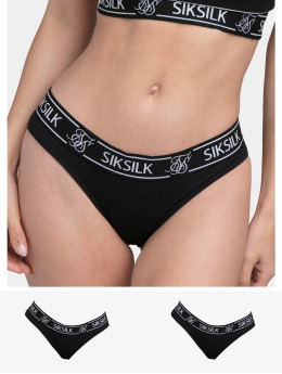 Sik Silk Underwear Bikini Brief (Pack of 3) svart
