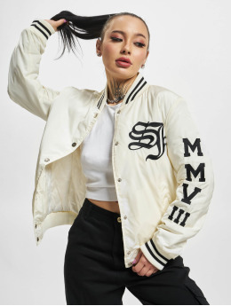 Sixth June College Jacket Gothic Teddy white
