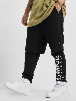 Southpole Šortky Fleece èierna