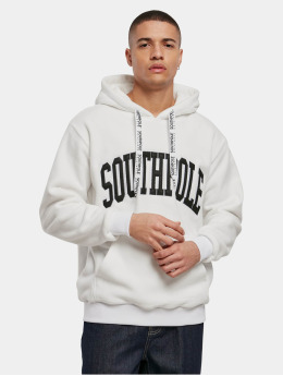 Southpole Hoodie College  white