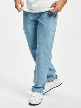 Southpole Løstsittende bukser 3D Embroidery Denim Loose Fit blå