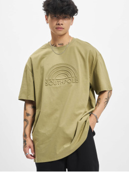 Southpole T-Shirt 3D Logo khaki