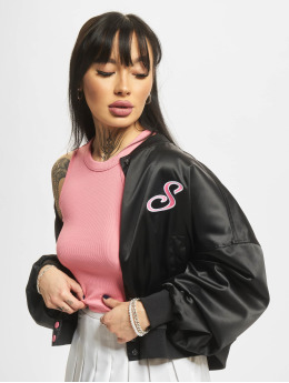 Starter Basebalové bundy Ladies Satin  èierna